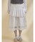 pleats apron layered skirt