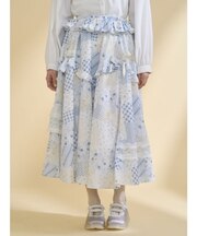 デコラティブリボンフレアスカート