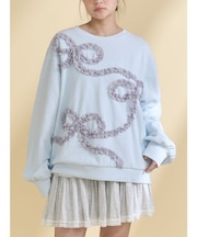 くるくるリボンスウェット