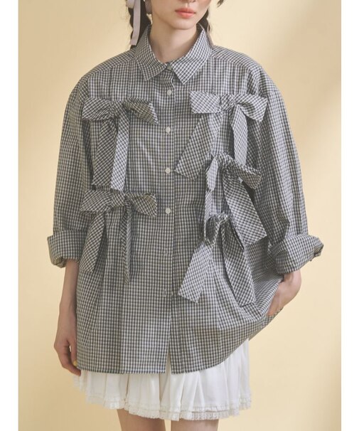 bon bon ribbon shirt