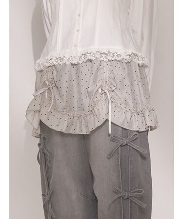 airy lace apron