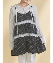 rabbitレースフードtops