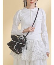 floral square pochette