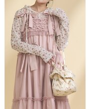 floral square pochette