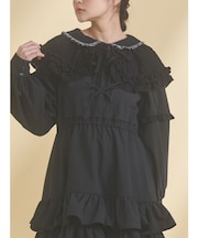lace frill collar