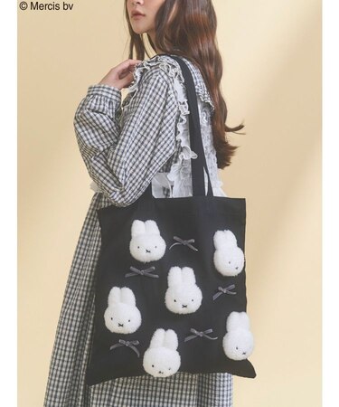 リボンもこもこmiffyトート