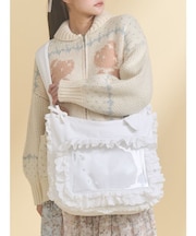 frill frillぬい活バッグ