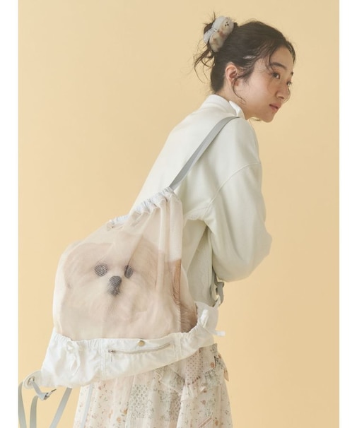 ど～んとモコゾウメッシュナップサック