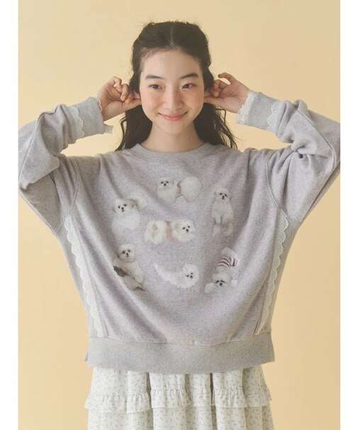 モコゾウいっぱいスウェット