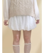 くしゅっとレースかぼちゃパンツ