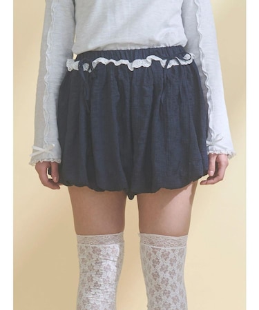 くしゅっとレースかぼちゃパンツ