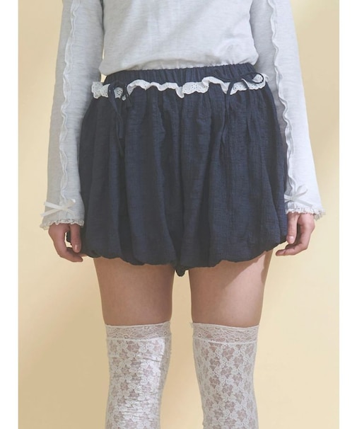 くしゅっとレースかぼちゃパンツ