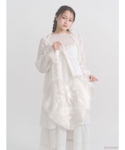 Cherry heart knit tote