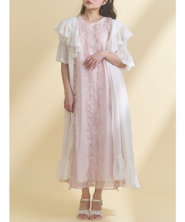 シアーロングガウン