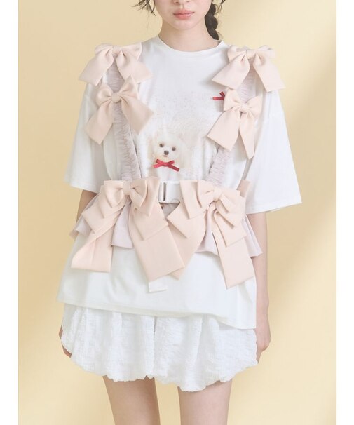 Tulle ribbon harness