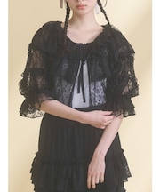 floral sheer bolero
