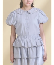 ソフトリボンカラーブラウス