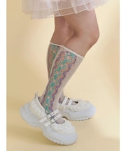 frill mary jane metal sneakers