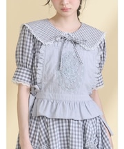 レースアップリケビスチェ