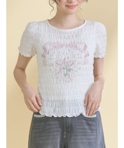 おどるうさぎのシャーリングTee