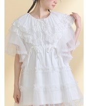 sheer frill 2wayつけ襟