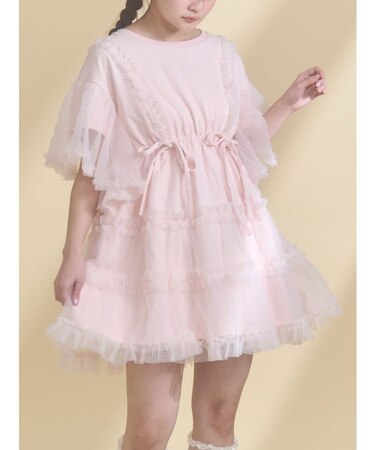 チュチュールフリルミニワンピース