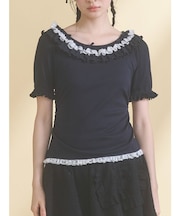 romantic frill summer top