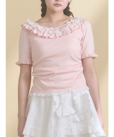 romantic frill summer top