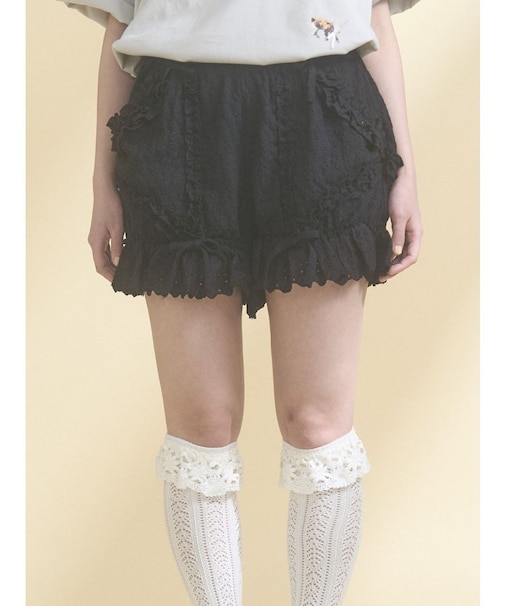 レースポケットかぼちゃパンツ