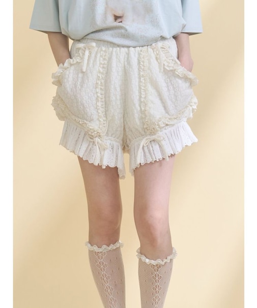 レースポケットかぼちゃパンツ