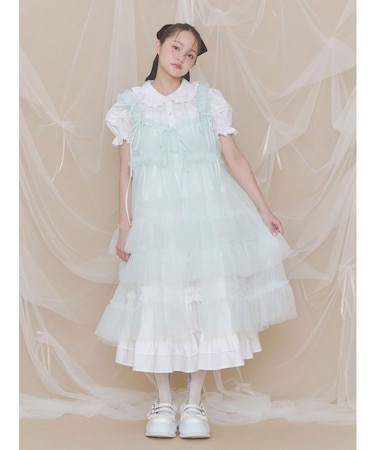 チュールフリルロングハーネス
