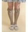 靴下屋×merry jenny flower lace knit sock