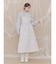 apron jacquardワンピース