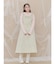 apron jacquardワンピース