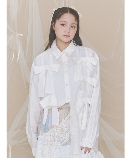 bon bon ribbon shirt