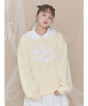 花束コサージュスウェット