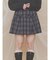 リボンチェックプリーツスカート