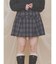 リボンチェックプリーツスカート
