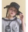 frill nylon hat