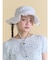 frill nylon hat