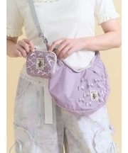 ribbon square pouch