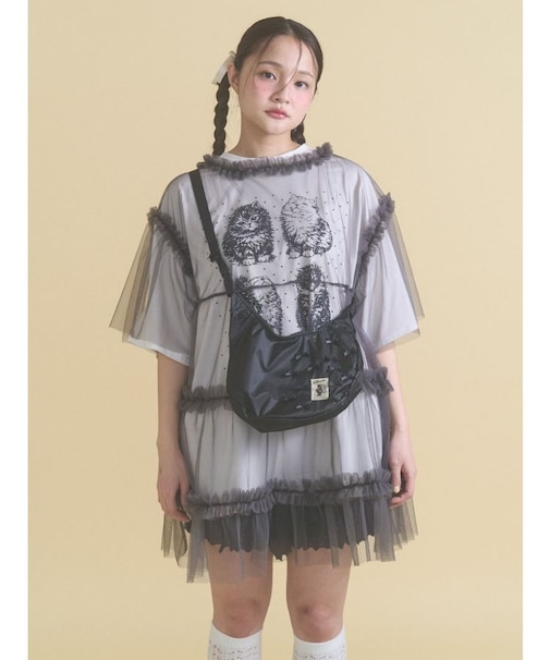 ribbon shoulder bag