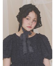 シアーフリルヘッドドレス