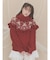bear yoke knit tops