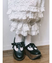 ribbon tstrap shoes