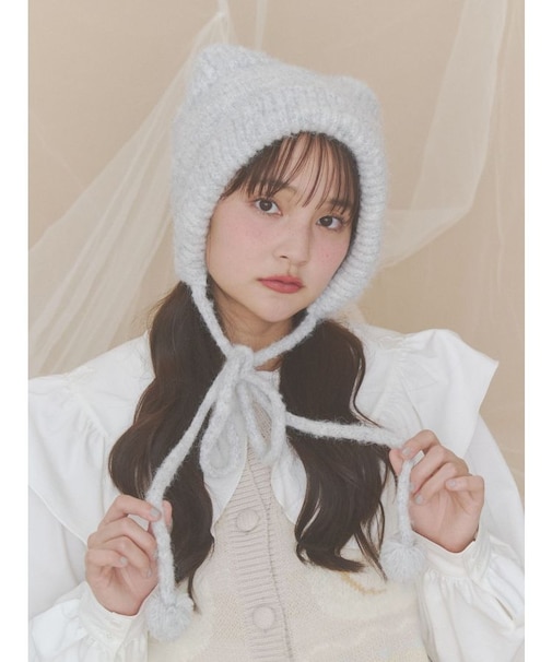Bear Ear Knit Cap