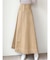 ステッチデザインフレアスカート