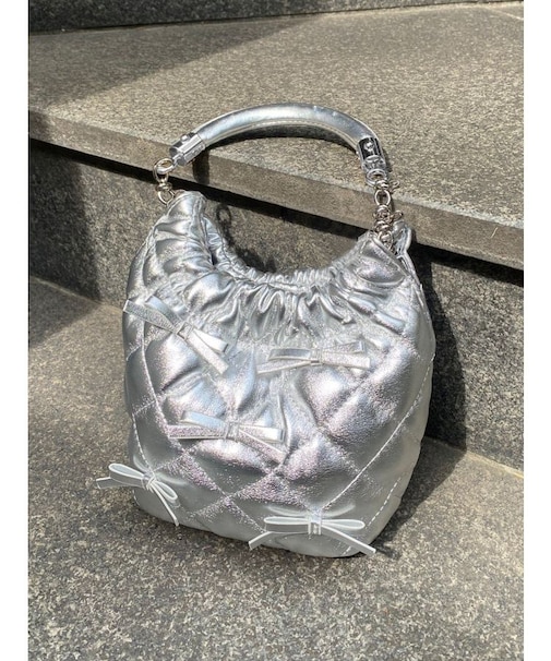 リボンデザインハンドバッグ