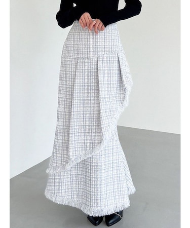 イレヘムツイードマーメイドスカート