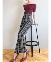 ツイードワイドパンツ【セットアップ着用可能】